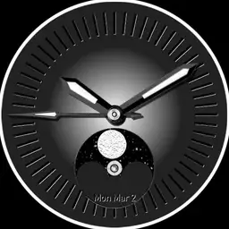 Moon Phase Monochrome