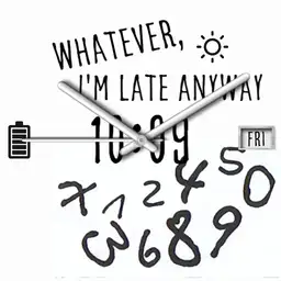 Whatever, Im late anyway