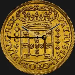 Gold, Portugal, Peter II, 1683-1706 CE