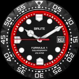 Brute FORMULA 1 Sporty Diver Field Watch Bezel