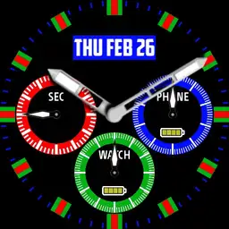 Colourful chronograph V2 smooth seconds
