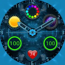 salon space futur widget anim v3 animation