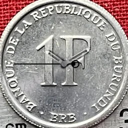 Aluminum, 1 Franc, Burundi, 2003