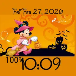 Halloween Minnie Mouse - orange