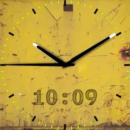yellow grunge analog