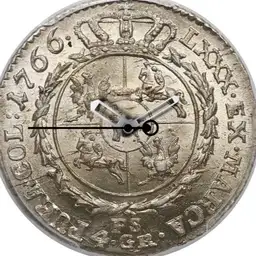 Silver, Poland, Poniatowski, 1 Talar, 1766
