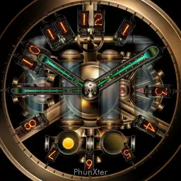 SteamPunk Nixie Type II V1.25 =Animated=