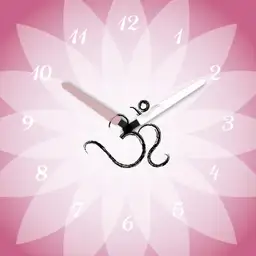 simple pink lotus om