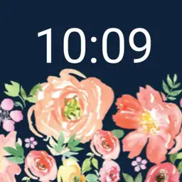 Black floral