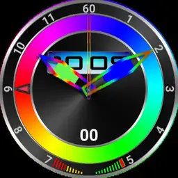 muti-coloured stopwatch