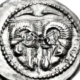 Silver, Rare Ancient Coins-Delphi Tridrachm