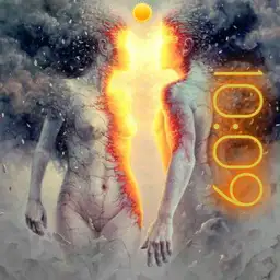 Lady in flames