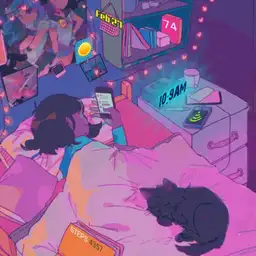 In my room