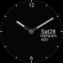 Elegant black watch