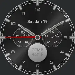 modified Chronograph temp and moon