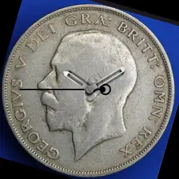 Silver, George V, England, Half Crown, 1922