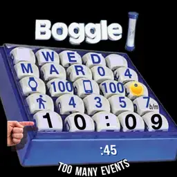 Game: BOGGLE Cubes Tell the Time - WOS6