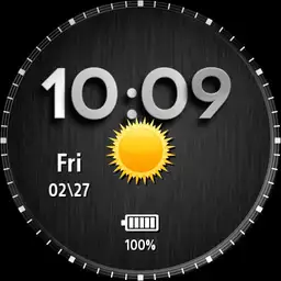 3D letters. time weather info display