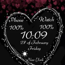 sparkly heart by geri
