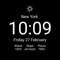 Black simplistic