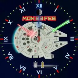 Star Wars M. F.2 Round Face Date Fr