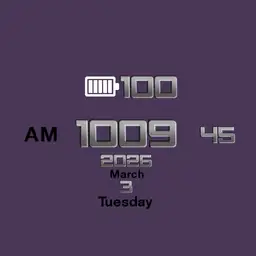 Digital clock 6