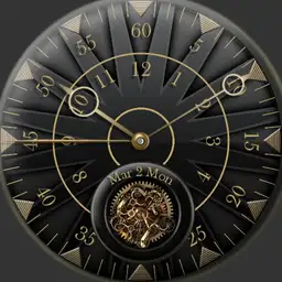 Black n Gold Tourbillon