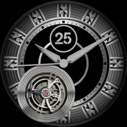 Grey n Black Tourbillon with Dim