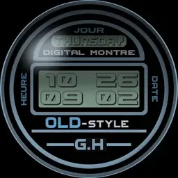 digital 988 bleu bracelet