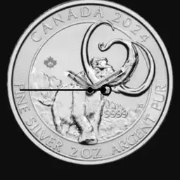 Silver, Wooly Mammoth, Canada, 2024, 76.60 dollars