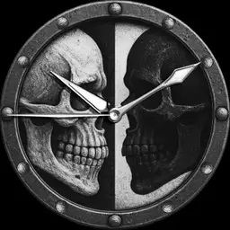 Brute MORTIS Minimalistic Skulls Watch
