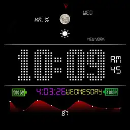Digital chome watch