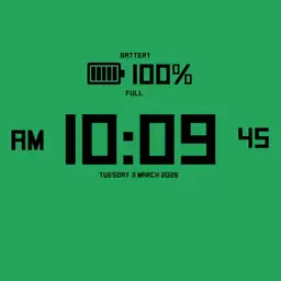 Digital clock 17