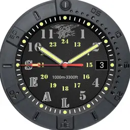 Brute NAVY SEALs Diver Military Field Watch Bezel Rotate