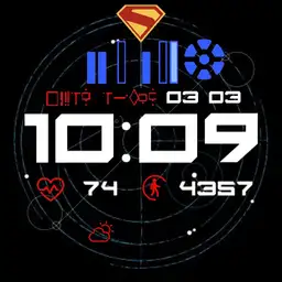 superman Star map
