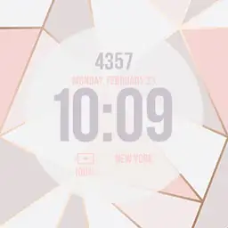 Rose Gold Geometric