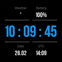 Gear S3 Dashboard Blue