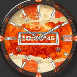 Orange Riss 1