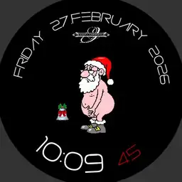 Mans Christmas Watch Animation