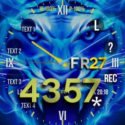 Tiger Blue Yellow
