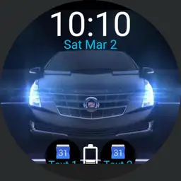 Cadillac ELR with battery level