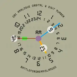 Dbc Analogue orbital w digit number