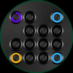 Simple Circle Binary Buttons