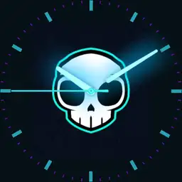 Neon Ghost Skull Copy