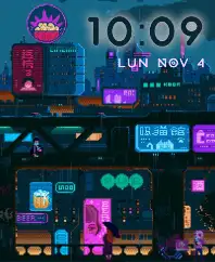 Neon City at Night