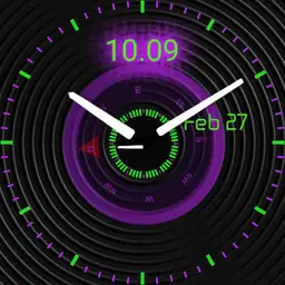 neon compass