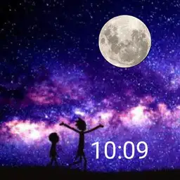 Look at the moon, Morty