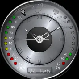 Grey Sportface Stopwatch