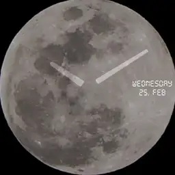 Full Moon Analog Simple German Days