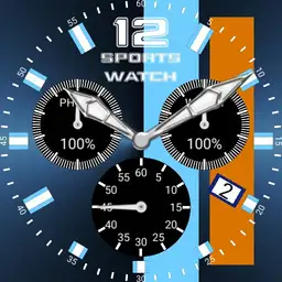 Swiss style sports black dials